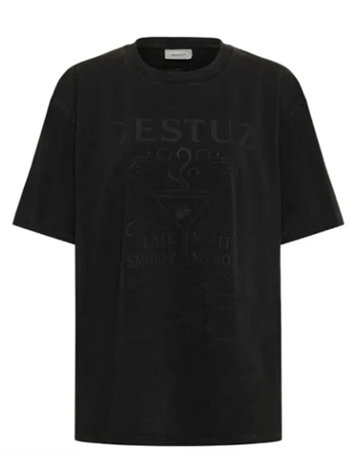 Gestuz - GZElrose T-shirt - Black